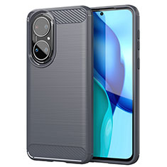 Funda Silicona Carcasa Goma Line MF1 para Huawei P50 Gris