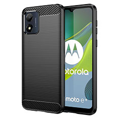 Funda Silicona Carcasa Goma Line MF1 para Motorola Moto E13 Negro