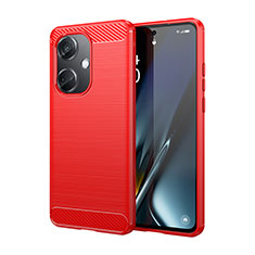 Funda Silicona Carcasa Goma Line MF1 para Oppo K11 5G Rojo