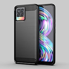 Funda Silicona Carcasa Goma Line MF1 para Realme 8 4G Negro