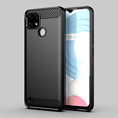 Funda Silicona Carcasa Goma Line MF1 para Realme C21Y Negro