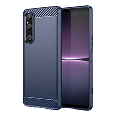 Funda Silicona Carcasa Goma Line MF1 para Sony Xperia 1 V Azul