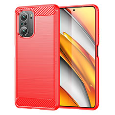 Funda Silicona Carcasa Goma Line MF1 para Xiaomi Mi 11i 5G Rojo