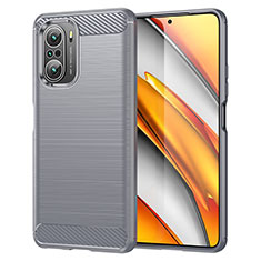 Funda Silicona Carcasa Goma Line MF1 para Xiaomi Redmi K40 Pro 5G Gris