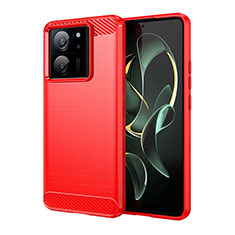 Funda Silicona Carcasa Goma Line MF1 para Xiaomi Redmi K60 Ultra 5G Rojo