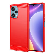 Funda Silicona Carcasa Goma Line MF1 para Xiaomi Redmi Note 12 Turbo 5G Rojo