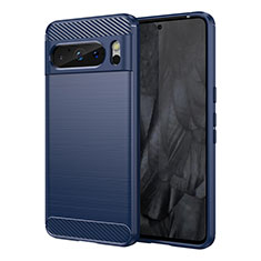 Funda Silicona Carcasa Goma Line para Google Pixel 8 Pro 5G Azul