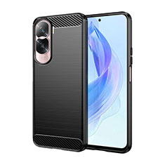 Funda Silicona Carcasa Goma Line para Huawei Honor 90 Lite 5G Negro