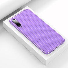 Funda Silicona Carcasa Goma Line para Huawei Honor 9X Pro Morado