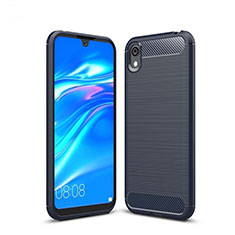 Funda Silicona Carcasa Goma Line para Huawei Honor Play 8 Azul