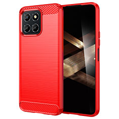 Funda Silicona Carcasa Goma Line para Huawei Honor X8b Rojo