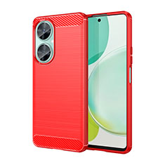 Funda Silicona Carcasa Goma Line para Huawei Nova 11i Rojo