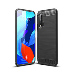 Funda Silicona Carcasa Goma Line para Huawei Nova 6 Negro