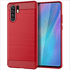 Funda Silicona Carcasa Goma Line para Huawei P30 Pro New Edition Rojo