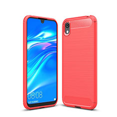 Funda Silicona Carcasa Goma Line para Huawei Y5 (2019) Rojo