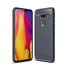 Funda Silicona Carcasa Goma Line para LG G8 ThinQ Azul