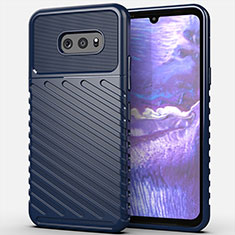 Funda Silicona Carcasa Goma Line para LG G8X ThinQ Azul