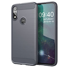 Funda Silicona Carcasa Goma Line para Motorola Moto E (2020) Gris