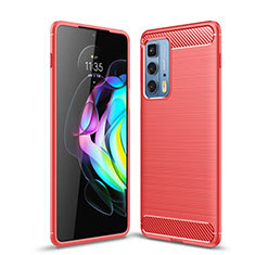 Funda Silicona Carcasa Goma Line para Motorola Moto Edge S Pro 5G Rojo