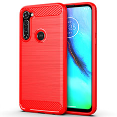 Funda Silicona Carcasa Goma Line para Motorola Moto G Pro Rojo