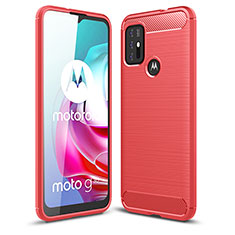 Funda Silicona Carcasa Goma Line para Motorola Moto G20 Rojo