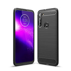 Funda Silicona Carcasa Goma Line para Motorola Moto G8 Power Negro