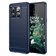 Funda Silicona Carcasa Goma Line para OnePlus 10T 5G Azul