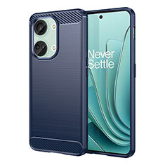 Funda Silicona Carcasa Goma Line para OnePlus Ace 2V 5G Azul