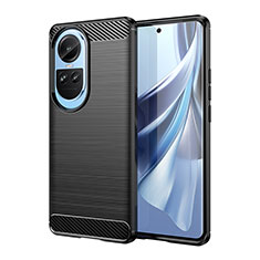 Funda Silicona Carcasa Goma Line para Oppo Reno10 Pro 5G Negro