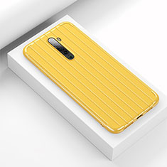 Funda Silicona Carcasa Goma Line para Oppo Reno2 Amarillo