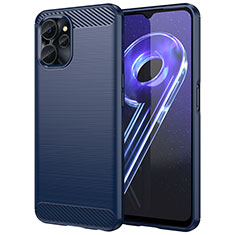 Funda Silicona Carcasa Goma Line para Realme 10T 5G Azul