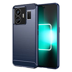 Funda Silicona Carcasa Goma Line para Realme GT Neo6 5G Azul