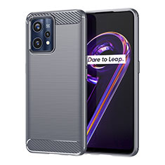 Funda Silicona Carcasa Goma Line para Realme Narzo 50 Pro 5G Gris