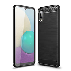 Funda Silicona Carcasa Goma Line para Samsung Galaxy A02 Negro