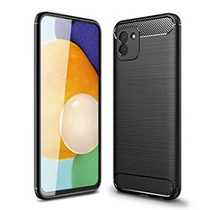 Funda Silicona Carcasa Goma Line para Samsung Galaxy A03 Negro