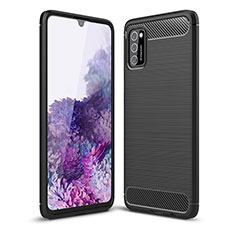 Funda Silicona Carcasa Goma Line para Samsung Galaxy A03s Negro