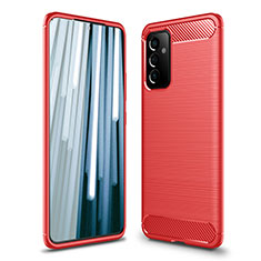 Funda Silicona Carcasa Goma Line para Samsung Galaxy A05s Rojo