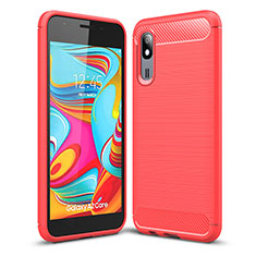 Funda Silicona Carcasa Goma Line para Samsung Galaxy A2 Core A260F A260G Rojo