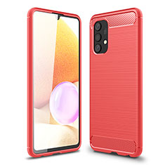 Funda Silicona Carcasa Goma Line para Samsung Galaxy A32 4G Rojo