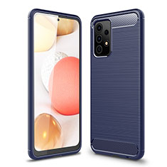 Funda Silicona Carcasa Goma Line para Samsung Galaxy A52s 5G Azul