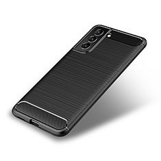 Funda Silicona Carcasa Goma Line para Samsung Galaxy S21 Plus 5G Negro