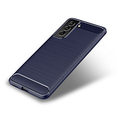 Funda Silicona Carcasa Goma Line para Samsung Galaxy S22 Plus 5G Azul