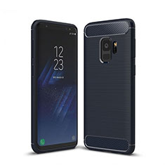 Funda Silicona Carcasa Goma Line para Samsung Galaxy S9 Azul