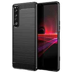 Funda Silicona Carcasa Goma Line para Sony Xperia 1 IV Negro