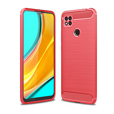 Funda Silicona Carcasa Goma Line para Xiaomi POCO C31 Rojo