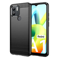 Funda Silicona Carcasa Goma Line para Xiaomi Poco C50 Negro