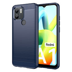 Funda Silicona Carcasa Goma Line para Xiaomi Poco C51 Azul