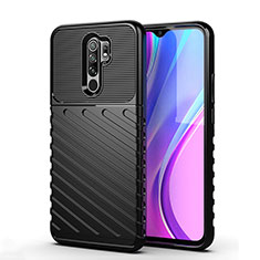 Funda Silicona Carcasa Goma Line para Xiaomi Poco M2 Negro