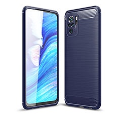 Funda Silicona Carcasa Goma Line para Xiaomi Poco M5S Azul