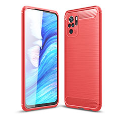 Funda Silicona Carcasa Goma Line para Xiaomi Poco M5S Rojo